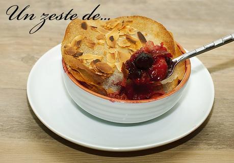 tourte légère fruits rouges