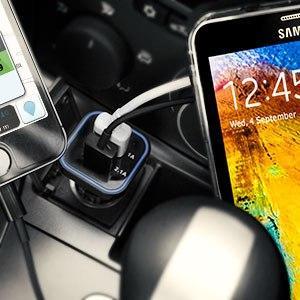 2 Chargeur Voiture Olixar Dual USB Super Rapide 3.1A