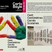 Exposition « Cent centimètres Carrés pour les enfants » | Galerie du Philosophe Carla-Bayle (09)