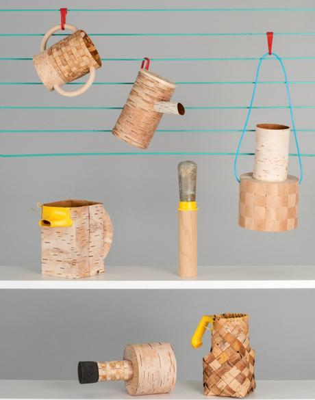 Discoveries No.20 Sanna Lindholm Sanna Lindholm et sa série Näver, objets en écorce de bouleau