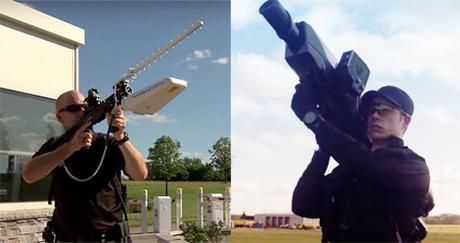 Armes anti-drones : fusil DroneDefender et bazooka SkyWall (vidéo)