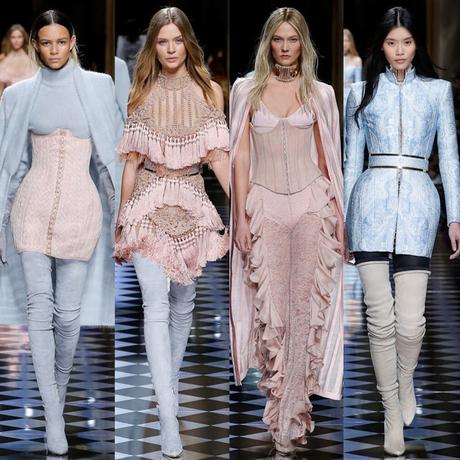Le romantisme baroque du défilé Balmain...