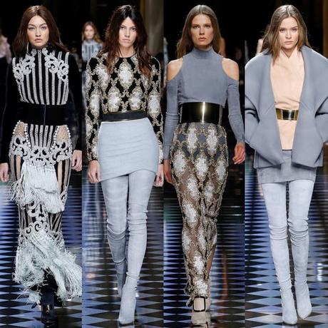 Le romantisme baroque du défilé Balmain...