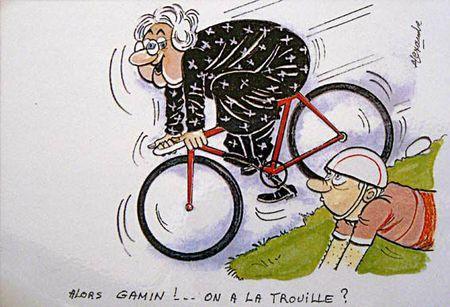 gamin vélo trouille