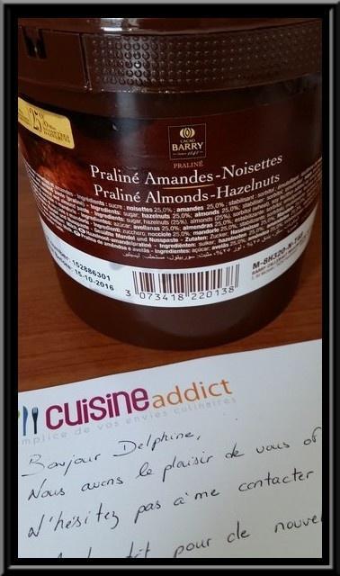 Mon partenaire Cuisineaddict Pralinés Amande- Noisettes