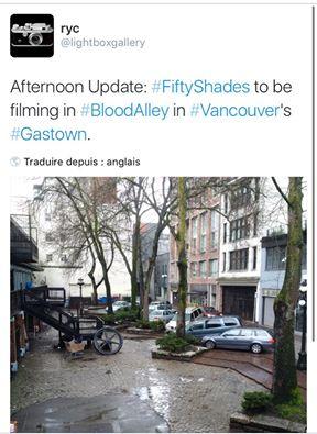Informations sur le tournage de Fifty Shades Darker - Day 22 and 23