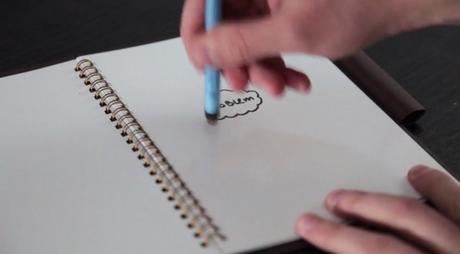 Wipebook Pro est un carnet de note qui a la particularité d’agir comme une ardoise.