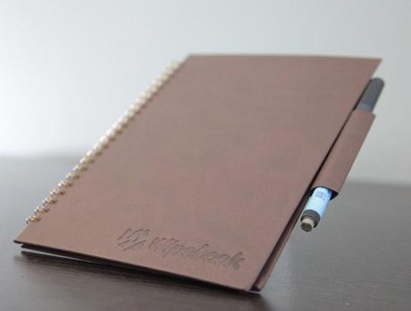 Wipebook Pro est un carnet de note qui a la particularité d’agir comme une ardoise.
