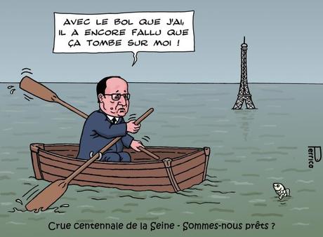 François Hollande est-il prêt à affronter une crue centennale de la Seine ?