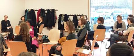 Entreprendre au féminin,au Café à Projets du 8 mars dernier à  l'ARES : Elles en parlent haut et fort !