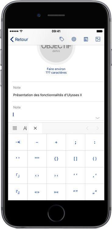 Ulysses s’adapte aux iPhone et au iPad Pro