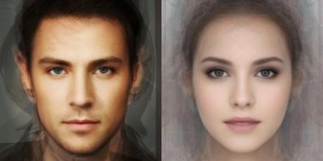 5 bonnes raisons de vous coucher souriants mais découragés Les visages d'un homme et d'une femme composés de photographies de plusieurs personnes (Image : Jun'ichiro Seyama).