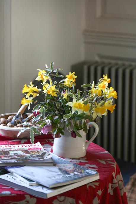 Chez Deans Court, Wimborne Deans Court Wimborne, Dorset, demeure anglaise historique restaurée avec les peintures Farrow And Ball