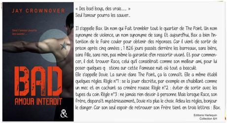Amour Interdit | Jay Crownover (Bad #1) Amour Interdit | Jay Crownover (Bad #1)