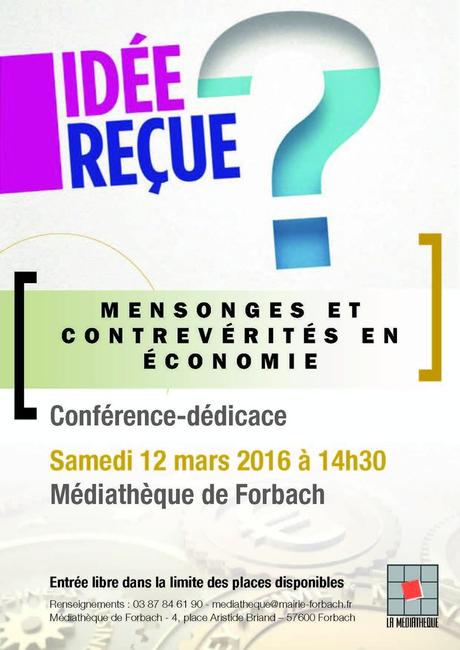 Conférence-dédicace à la médiathèque de Forbach