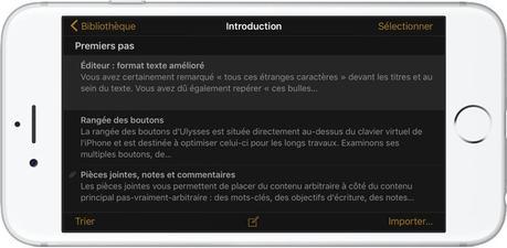 Ulysses s’adapte aux iPhone et au iPad Pro Ulysses s’adapte aux iPhone et au iPad Pro