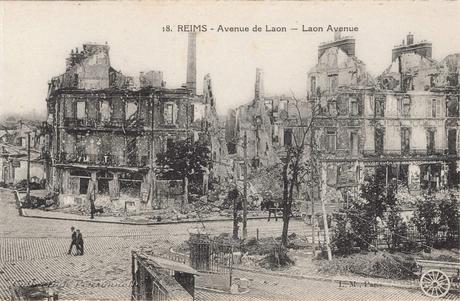 L’avenue de Laon vue depuis « la Petite Vitesse » – 1919