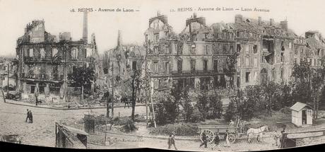L’avenue de Laon vue depuis « la Petite Vitesse » – 1919