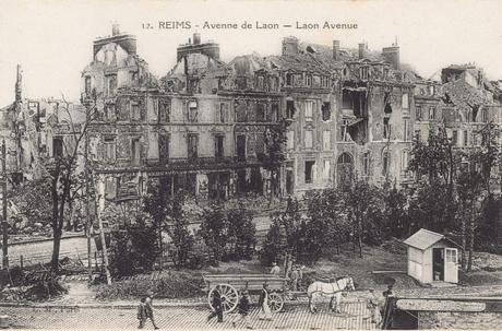 L’avenue de Laon vue depuis « la Petite Vitesse » – 1919