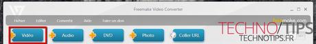 Convertir vos vidéos avec FreeMake Video Converter