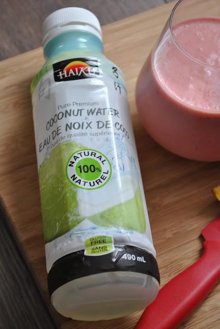 Smoothie Nectarine Fraises et eau de coco Haiku