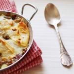 Lasagnes fromagères aux noix Tartiflette au magret de canard