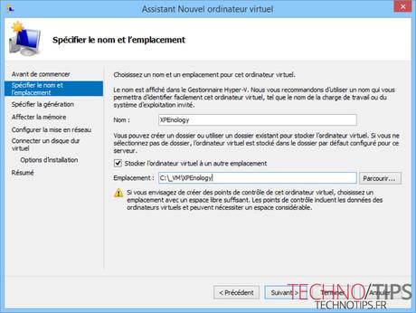Installer XPEnology sous Hyper-V Installer XPEnology sous Hyper-V