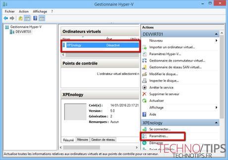 Installer XPEnology sous Hyper-V Installer XPEnology sous Hyper-V