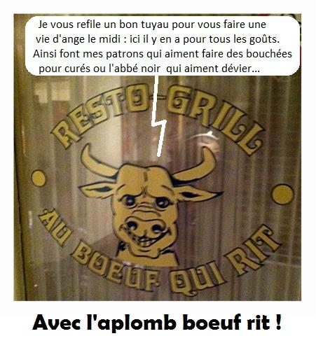 BŒUFS RESTENT ORATEURS ET NOUENT LES COMPTES EN PLOMB