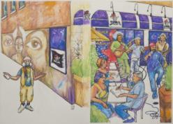 livre cafe graffiti journal de la rue