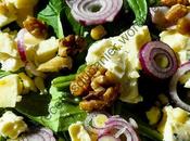 Salade mâche pommes, noix fromages Apple, Walnut Cheese Lamb Lettuce Salad