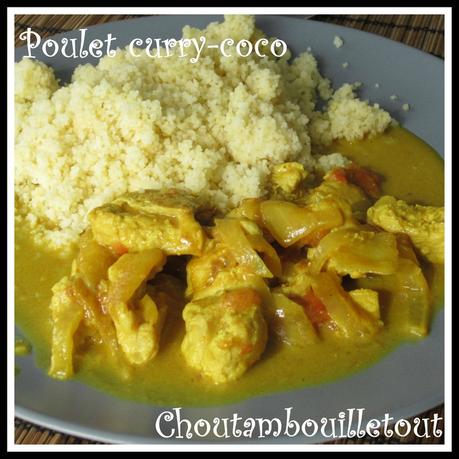 poulet curry coco