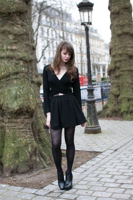 tenue jupe courte noire