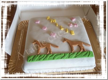 Mes réalisations en pâte à sucre faites pendant mon absence