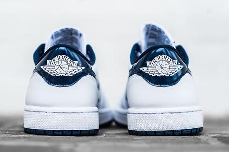 Air Jordan 1 Retro Low OG “White/Midnight Navy” (Detailed Pics & Release Info)