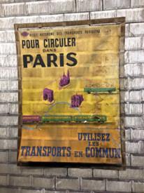 Les affiches du métro parisien