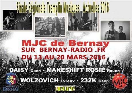 « 9ème tremplin musiques actuelles de Bernay 2016 » sur Bernay-radio.fr… « 9ème tremplin musiques actuelles de Bernay 2016 » sur Bernay-radio.fr…