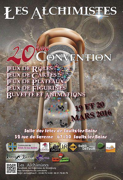 20ème Convention : Les Alchimistes 2016 à Soultz-les-bains