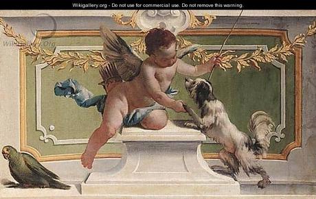 Milieu XVIIIeme Jacopo Guarana (1720-1808), Allegory of Fidelity, coll privee