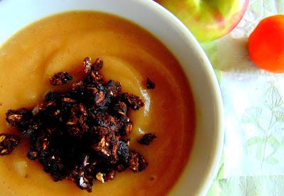 Compote et granola sans gras