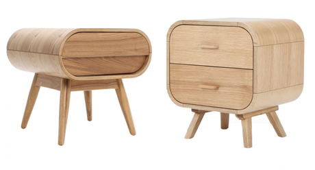 table de chevet ronde bois chère