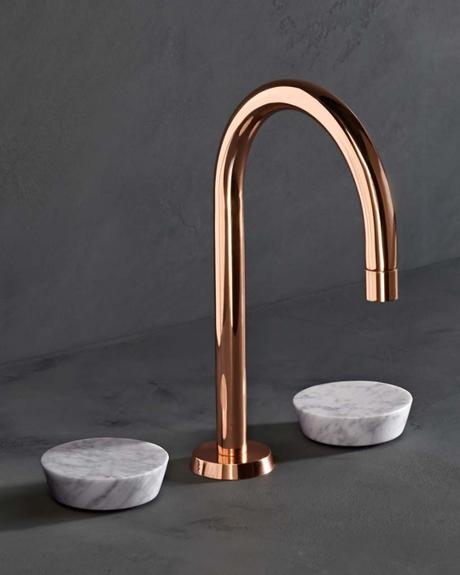 Robinetterie Zen en cuivre - The Watermark