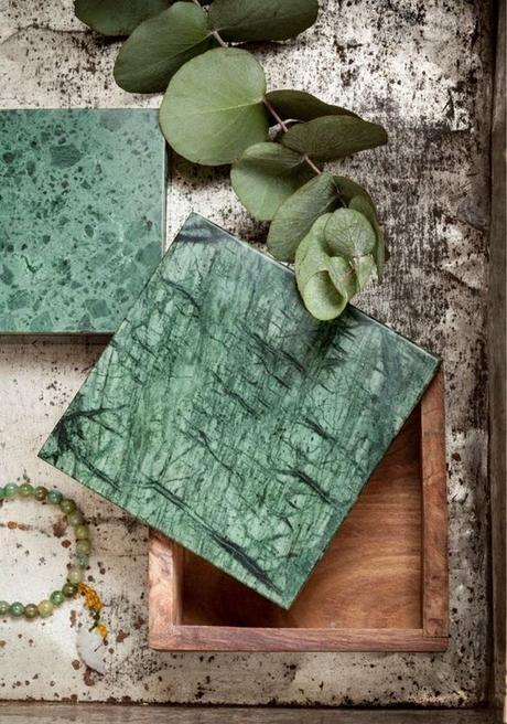 La tendance du marbre vert dans la déco La tendance du marbre vert dans la déco