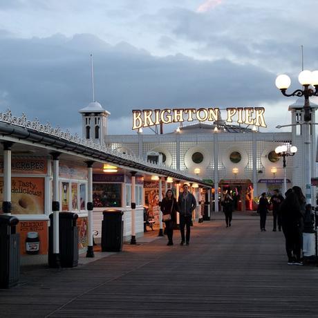 brighton pier seafront night nuit