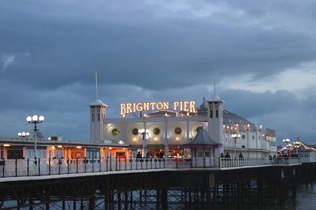 brighton pier seafront night nuit