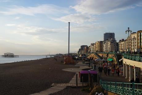 brighton seafront front mer beach plage sunset coucher soleil