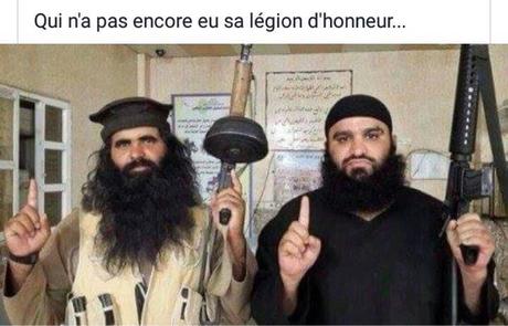 Continuer de rire avec la légion d'honneur