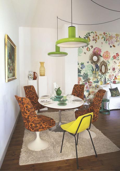 Déco éclectique et florale