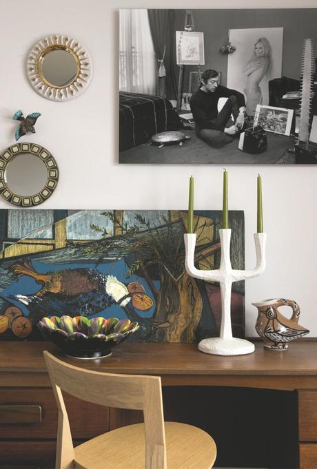 Déco éclectique et florale