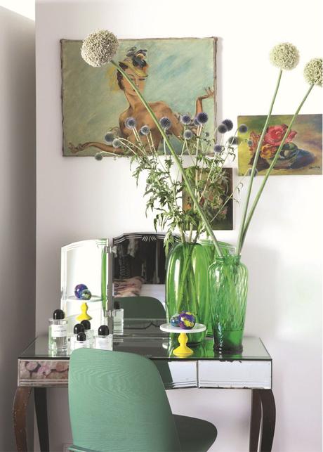 Déco éclectique et florale